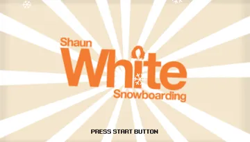 Shaun White Snowboarding (EU) screen shot title